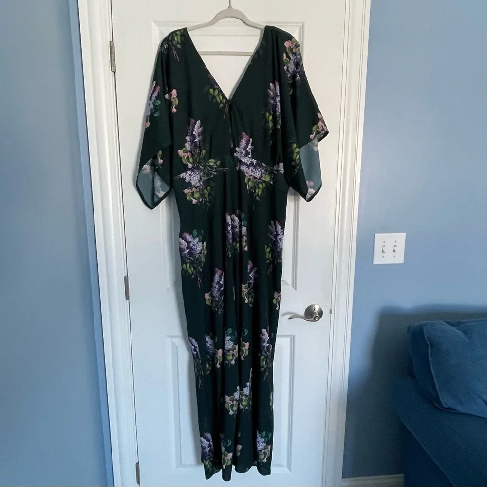 ASOS maternity floral wide leg Jumpsuit 29050 - Picture 8 of 15